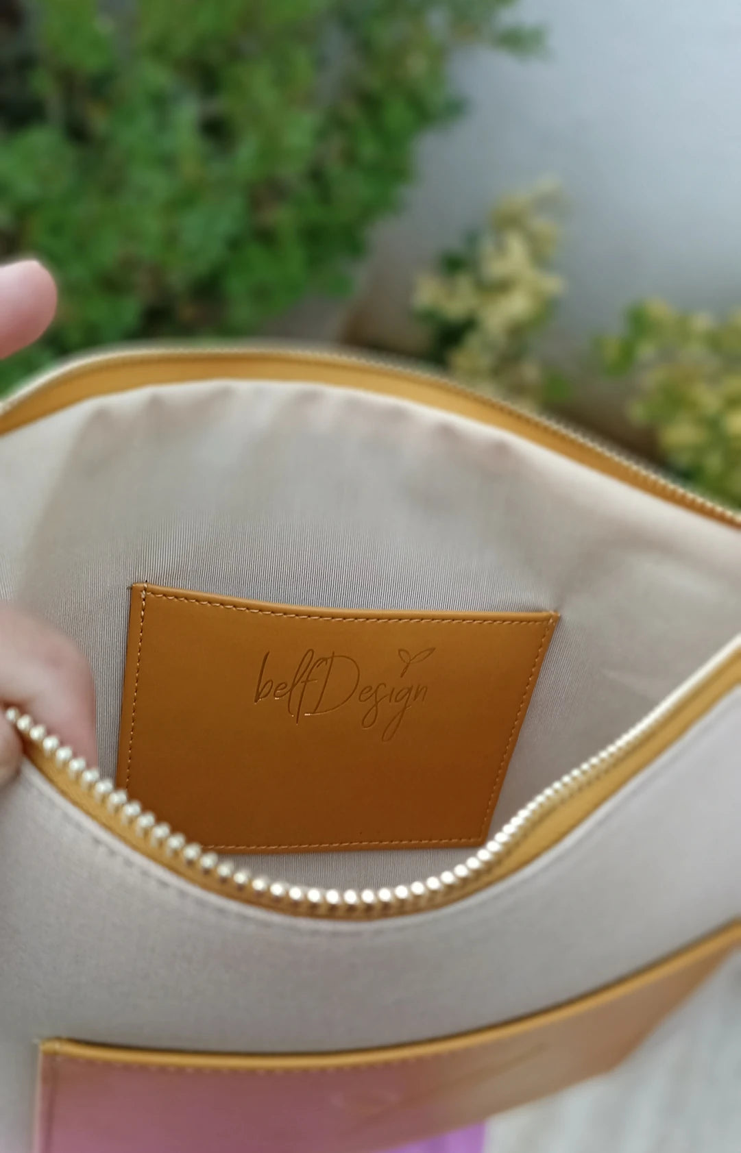 Kahverengi Cepli Clutch Çanta Kadýn El Çantasý