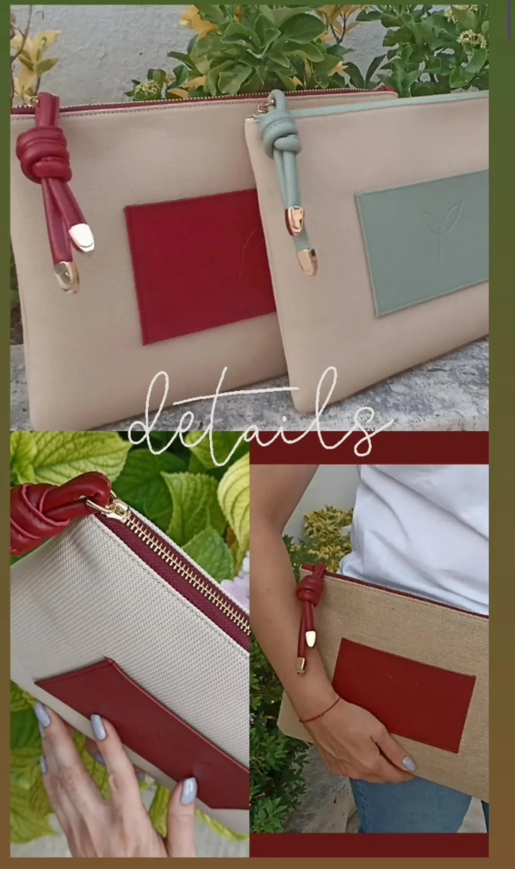 Kahverengi Cepli Clutch Çanta Kadýn El Çantasý